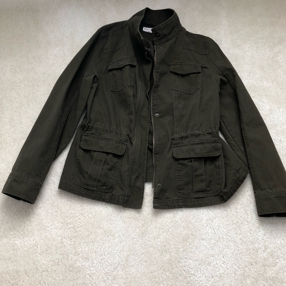 Army green jacket. Only wore once